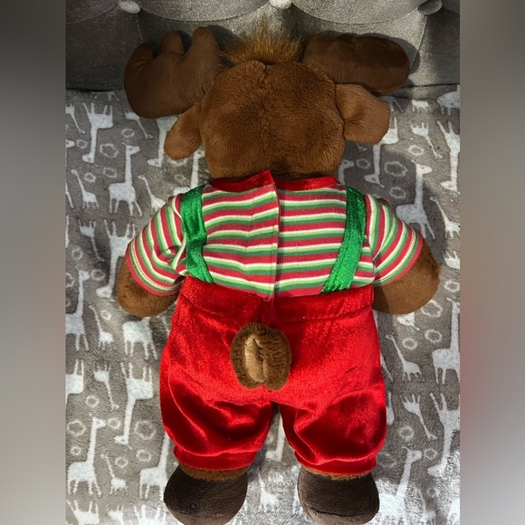Build A Bear Santas Helper Moose Stuffed Animal Plush with Light Up Antl… - Picture 5 of 6